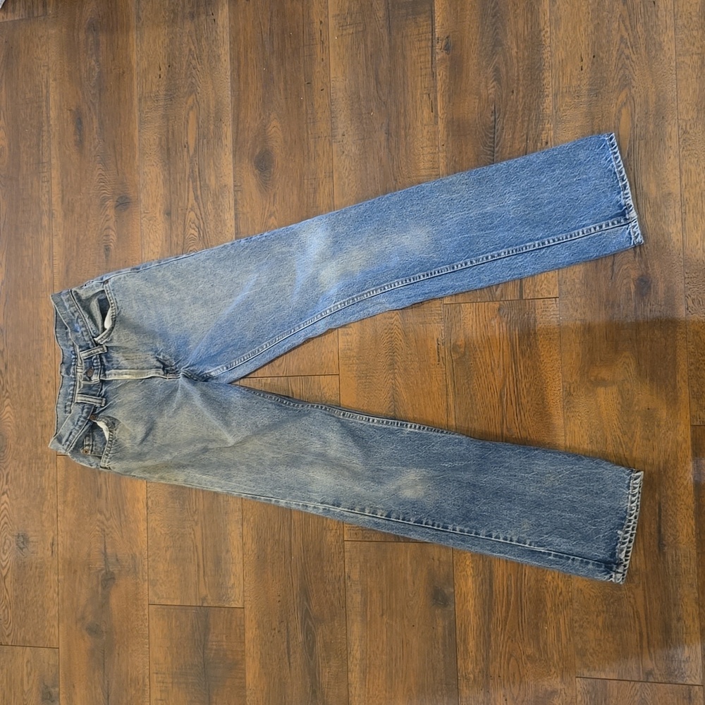 Rare Vintage 70's orange tab white labe Levi's 26 inch waist.